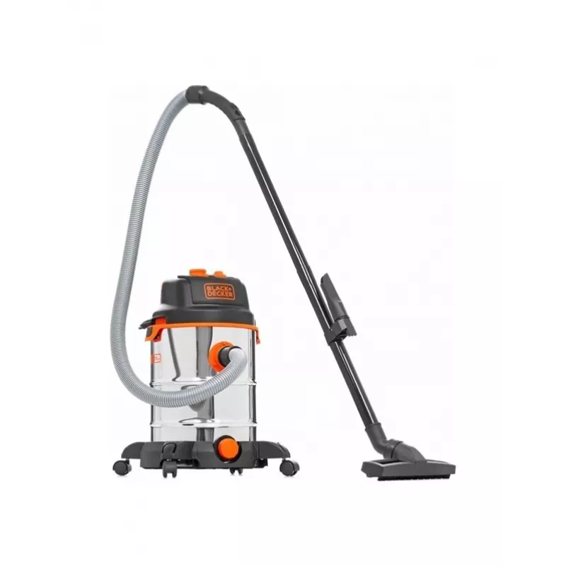 STANLEY Nass- und Trockensauger 1600W 230V 30L Edelstahltank
