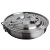 STANLEY Wildfare Core Bratpfannen-Kochset 0,94L 4-teiliges Camping-Kochgeschirr-Set Blaugrau/Dunkelgrau