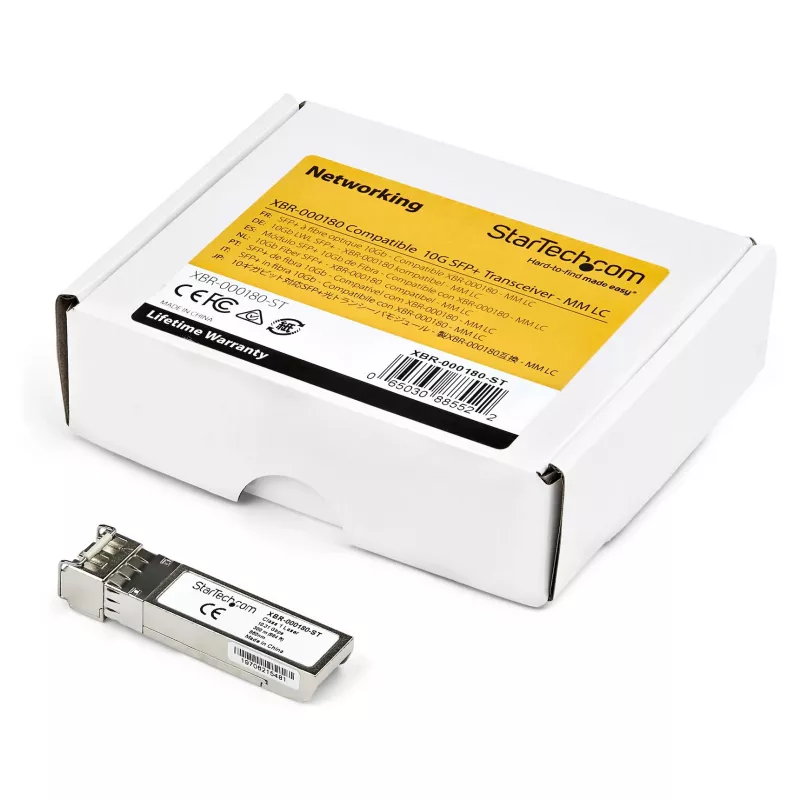 Startech 10 Gigabit LWL SFP+ Transceiver Modul - HP J9150A kompatibel - MM LC mit DDM - 300m - 10GBase-SR