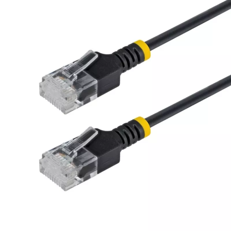 StarTech.com 15 cm Ultra Slim Cat6a UTP Patchkabel - RJ-45 Stecker zu RJ-45 Stecker - Schwarz