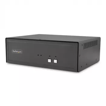 StarTech.com 2-Port DVI-I KVM Switch mit Audio und USB-Hub (CK4-HP202C)