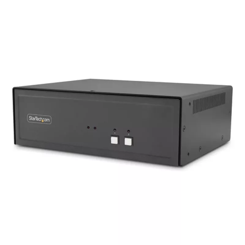 StarTech.com 2-Port DVI-I KVM Switch mit Audio und USB-Hub (CK4-HP202C)