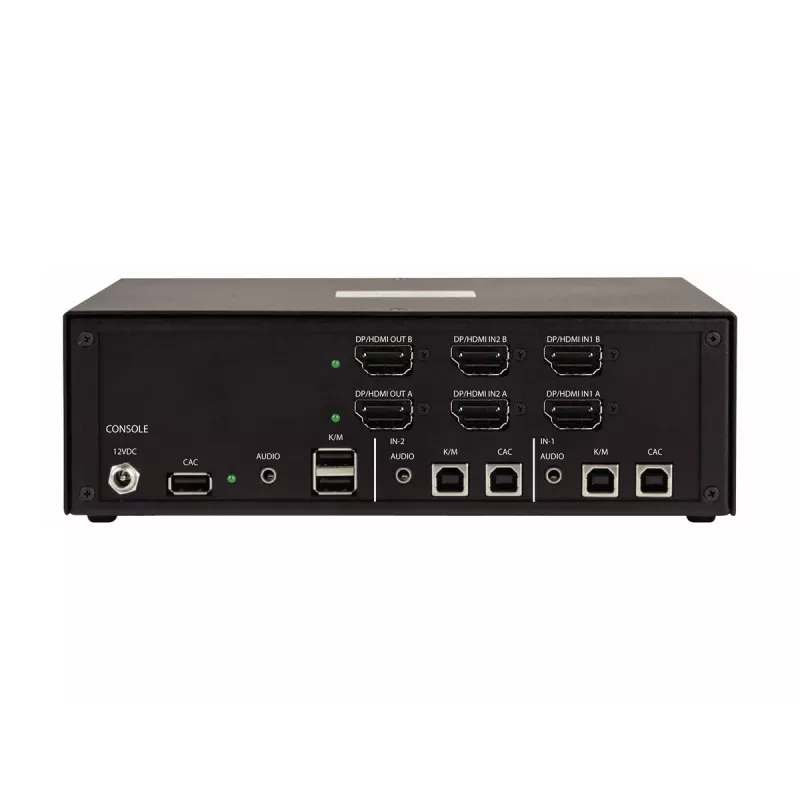 StarTech.com 2-Port DVI-I KVM Switch mit Audio und USB-Hub (CK4-HP202C)