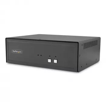 StarTech.com 2-Port DVI-I KVM Switch mit Audio und USB-Hub (CK4-HP202C)