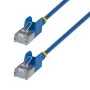 StarTech.com 3m Ultra Slim Cat6a Ethernet Patchkabel - Schwarz
