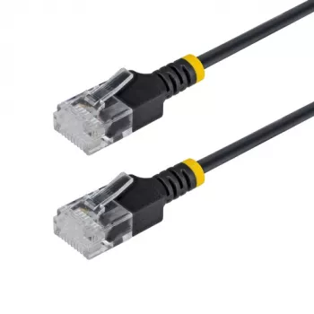 StarTech.com 3m Ultra Slim Cat6a UTP Patchkabel - RJ-45 Stecker auf RJ-45 Stecker - Schwarz