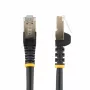 StarTech.com 7m CAT6A Ethernet-Kabel, 10 Gigabit abgeschirmtes knickgeschütztes RJ45 100W PoE Patchkabel, CAT 6A 10GbE STP Netzwerkkabel mit Zugentlastung, Schwarz, UL-zertifiziert