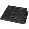 StarTech.com 8 Port PoE+ Gigabit Ethernet Managed Industrial Switch mit 2 SFP-Ports - Wandmontierbar mit Frontzugang