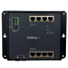 StarTech.com 8 Port PoE+ Gigabit Ethernet Managed Industrial Switch mit 2 SFP-Ports - Wandmontierbar mit Frontzugang
