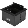 StarTech.com Kabelmanagement-Box für Konferenztische - Schwarz - Einbau-Pop-up