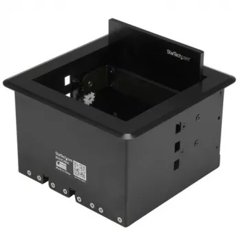 StarTech.com Kabelmanagement-Box für Konferenztische - Schwarz - Einbau-Pop-up