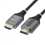 StarTech.com Premium High Speed HDMI-Kabel mit Ethernet - 2m - 4K 60Hz - Schwarz & Silber