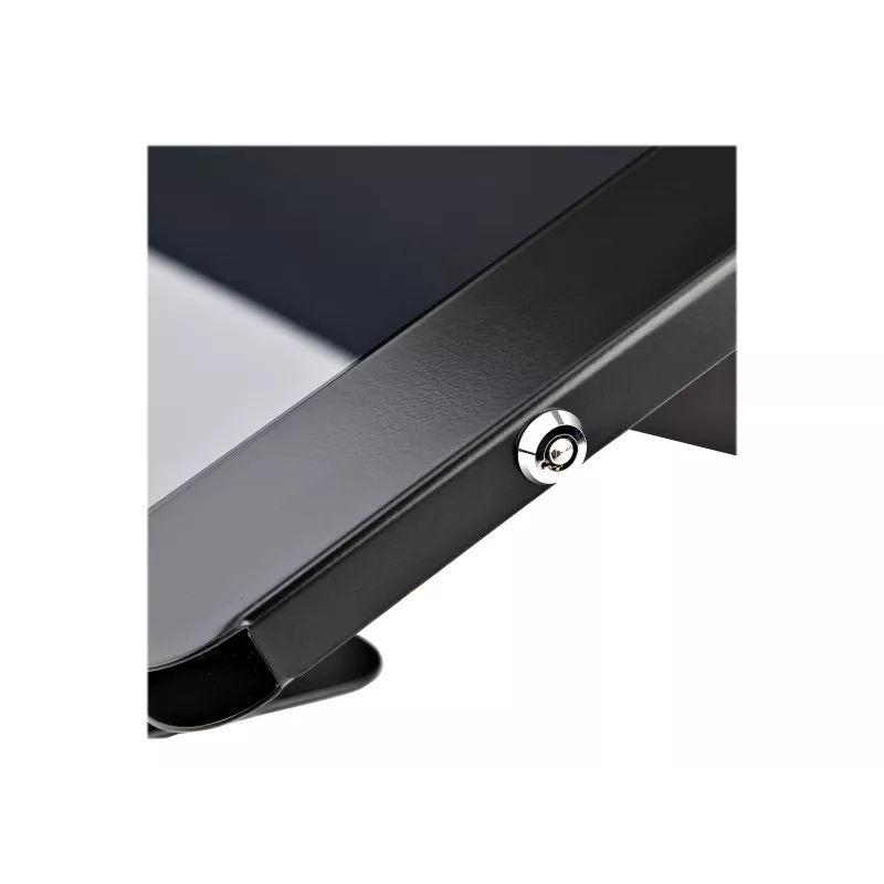 StarTech.com Sicherer Tablet-Ständer – Diebstahlsicherer Universal-Tablethalter für Tablets bis 10,5 Zoll, abschließbarer Schreibtisch-K-Slot, VESA-Halterung, Wandhalterung – Sicherer POS-Tablet-Ständer (SECTBLTPOS2)
