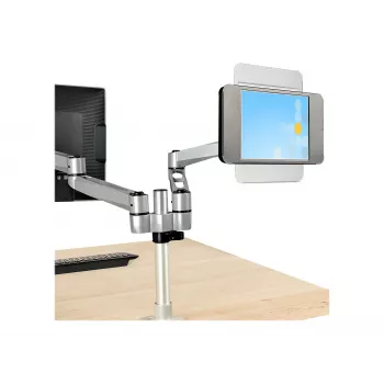 StarTech.com Sicherer Tablet-Ständer – Diebstahlsicherer Universal-Tablethalter für Tablets bis 10,5 Zoll, abschließbarer Schreibtisch-K-Slot, VESA-Halterung, Wandhalterung – Sicherer POS-Tablet-Ständer (SECTBLTPOS2)