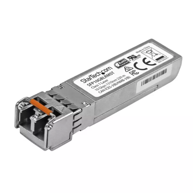 StarTech.com SFP-10GBASE-LRM-ST SFP+ Transceiver-Modul, 10GBase-LRM, Cisco-kompatibel, Glasfaser, 1310nm, LC Multimode, DDM