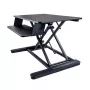 StarTech.com Sit-Stand Schreibtisch-Konverter mit Tastaturablage - 89 x 53 cm Oberfläche - Ergonomischer höhenverstellbarer Stehpult-Aufsatz - Passend für 2 Monitore - Vormontiert - Schwarz - 30 inch (76,2 cm) - 56 cm - 12,7 kg - 2,3 kg - Rechteckig