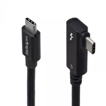 StarTech.com Thunderbolt 5 Kabel 0,8m - USB-C Stecker auf USB-C Stecker - 80 Gbit/s / 120 Gbit/s - 240W - Schwarz
