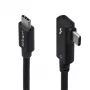 StarTech.com Thunderbolt 5 Kabel 0,8m - USB-C Stecker auf USB-C Stecker - 80 Gbit/s / 120 Gbit/s - 240W - Schwarz