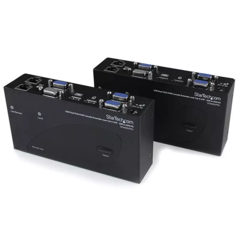 StarTech.com USB Dual VGA KVM Extender bis 300 m (Cat5/6)