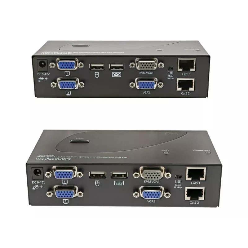 StarTech.com USB Dual VGA KVM Extender bis 300 m (Cat5/6)