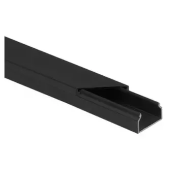 STASIŃSKI CLS 25x16 Kabelkanal Schwarz 2m (Packung mit 10) - Elektroinstallationskanal