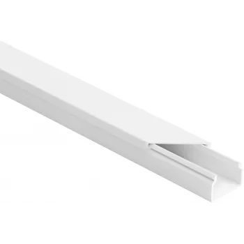 STASIŃSKI LS 25x18 Weißes Elektroinstallations-Kabelkanal-Set 2m (Packung mit 10)
