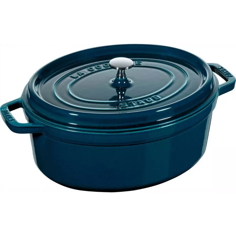 STAUB LA COCOTTE Ovaler Gusseisentopf 6,7 L, La Mer