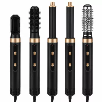 StayBeauty von Extralink M-17934 5-in-1 Heißluft-Styler mit Ionen-Technologie, 1000W, 5 Aufsätze, verstellbare Wärme und Geschwindigkeit