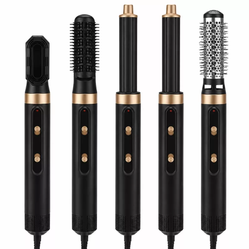 StayBeauty von Extralink M-17934 5-in-1 Heißluft-Styler mit Ionen-Technologie, 1000W, 5 Aufsätze, verstellbare Wärme und Geschwindigkeit