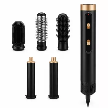 StayBeauty von Extralink M-17934 5-in-1 Heißluft-Styler mit Ionen-Technologie, 1000W, 5 Aufsätze, verstellbare Wärme und Geschwindigkeit