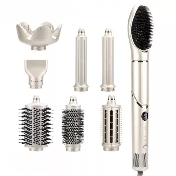 StayBeauty von Extralink M-17959L Faltbarer 8-in-1 Heißluft-Styler mit Ionisierung, 1400W, 8 Aufsätze, Styling-Set