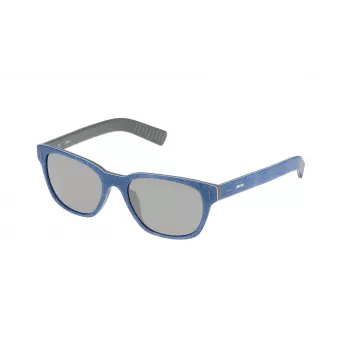 STING MAN SS653954N58X Rechteck-Sonnenbrille Schwarz/Grau 52/19/145 mm UV400