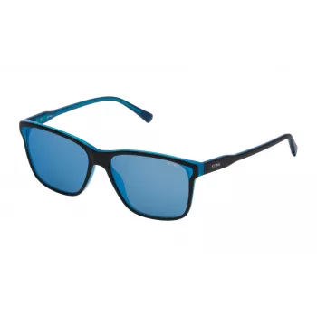 STING MAN Sonnenbrille SST133576X6B (57/16/140 mm) Schwarzer Rahmen Graue Gläser UV400