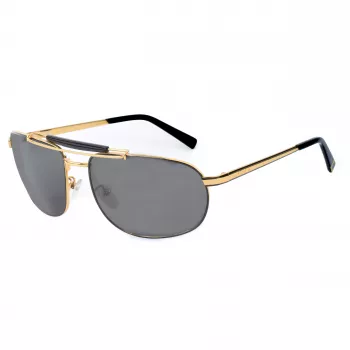 STING MAN Sonnenbrille SST381-640201 Schwarz Rechteckig Acetat 64/18/135 mm UV400