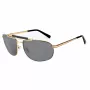 STING MAN Sonnenbrille SST381-640201 Schwarz Rechteckig Acetat 64/18/135 mm UV400