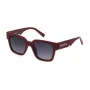 STING SST459-520G96 Unisex-Sonnenbrille, schwarzer Rahmen, graue Gläser, 52 mm