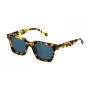STING SST476-490781 Unisex Rechteck-Sonnenbrille - Graue Gläser - Acetatrahmen