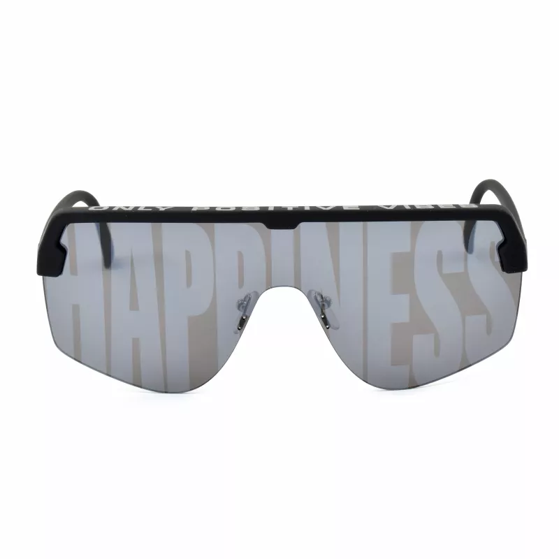 STING Unisex SST341-996AAL Sonnenbrille Dunkelgrauer Rahmen Graue Gläser 99/01/140 mm