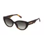 Sting Damen-Sonnenbrille SST4585302BL - 53/19/140 mm Schwarz/Blau Gestell Graue Gläser