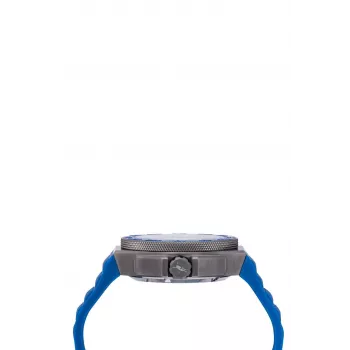 STRUMENTO MARINO SM129S-TTBNBL Herren Automatische Taucheruhr 46mm Blaues Zifferblatt Silikonarmband