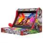 Subsonic Retro Arcade Arcade Stick / Fight Stick für PC, PS3, PS4, Nintendo Switch, Xbox One, Xbox Series X/S, USB-A, 2,5 m Kabel, Schwarz/Rot
