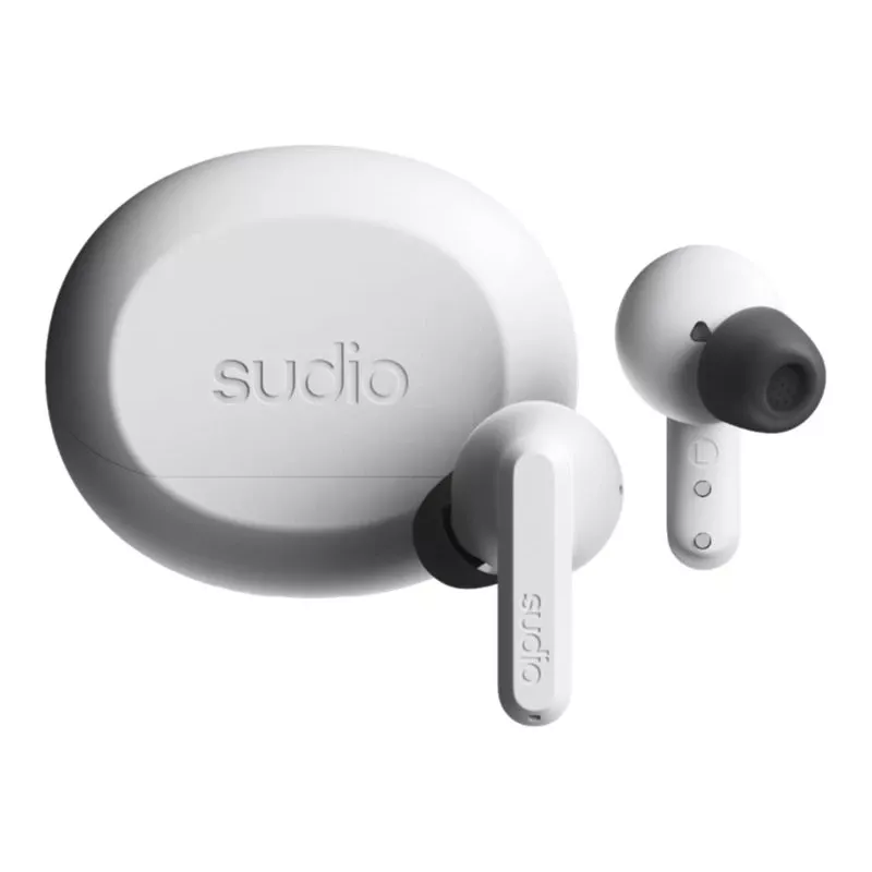 Sudio A3 Pro kabellose Ohrhörer, Bluetooth 5.4, Fog White
