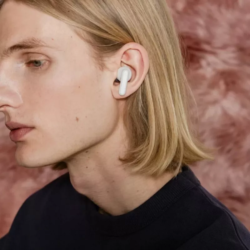 Sudio A3 Pro kabellose Ohrhörer, Bluetooth 5.4, Fog White