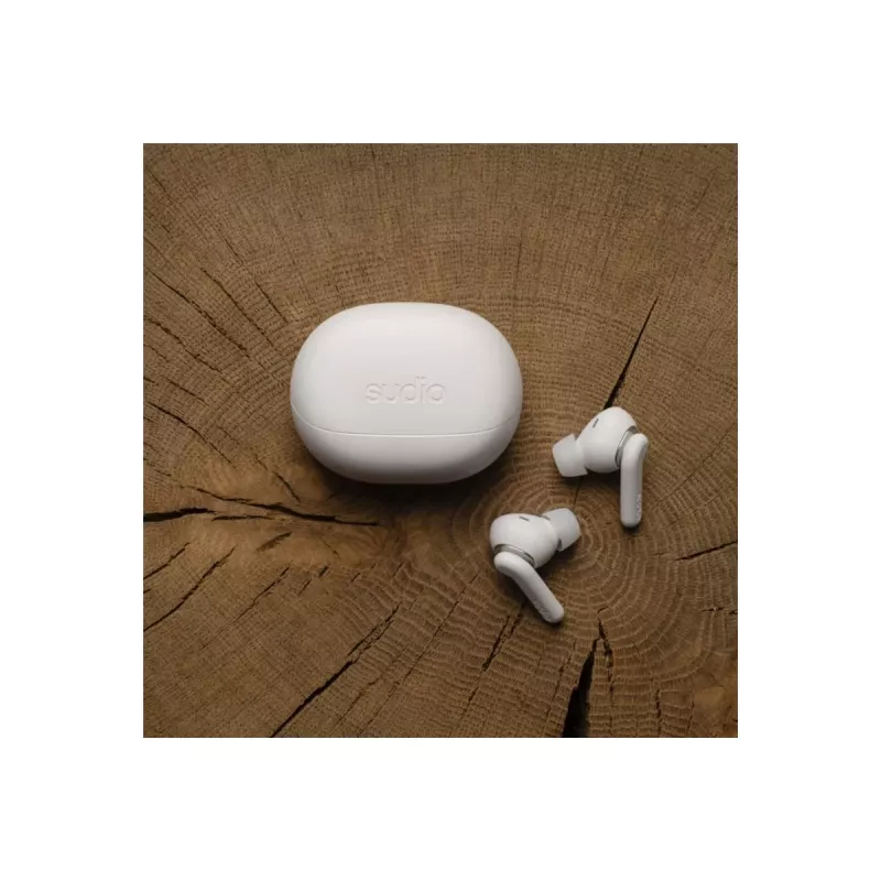 Sudio E4 Pro kabellose Ohrhörer, Bluetooth 6.0, Cloud White