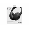 Sudio K3 Kabellose Over-Ear-Kopfhörer mit Hybrid-ANC, Bluetooth 5.3, 60h Akku, Ink Black