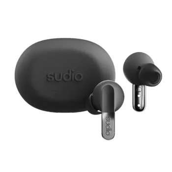Sudio N3 Pro kabellose Ohrhörer, Bluetooth 5.4, Titanium Black