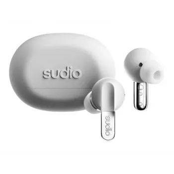 Sudio N3 Pro kabellose Ohrhörer, Bluetooth 5.4, Chrome White