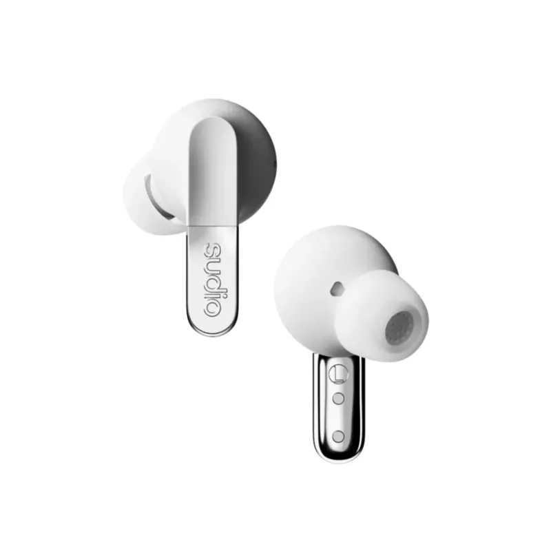 Sudio N3 Pro kabellose Ohrhörer, Bluetooth 5.4, Chrome White
