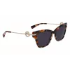 Sonnenbrille Longchamp Damen LO737S-239 Havana Brown Gradient 52mm