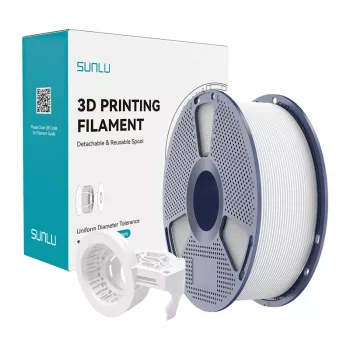 Sunlu PETG High-Speed Mattes Filament Weiß 1,75 mm 1 kg